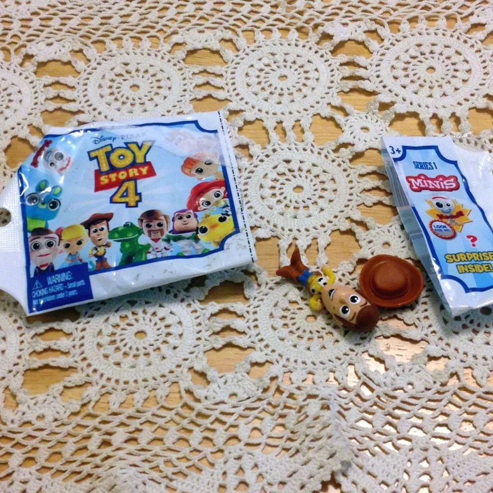 Toy Story 4 Series 1 Minis, two pieces, new, removed from packaging
